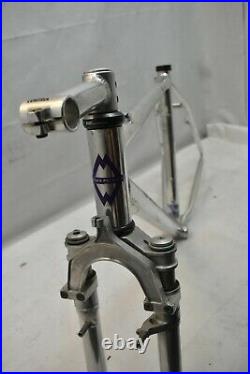 1995 Gary Fisher MT Tam MTB Bike Frame Set Large 19 Hardtail Chrome USA Charity