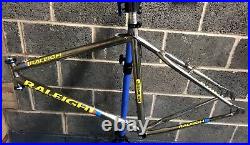 1996 Vintage Raleigh titanium mountain bike frame as Dyna Tech Torus