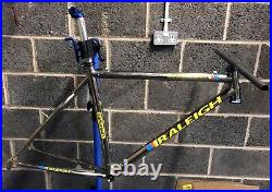 1996 Vintage Raleigh titanium mountain bike frame as Dyna Tech Torus