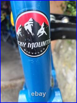 2005 Rocky Mountain Flow F1.0 7005 Aluminium MTB 16.5 Frame