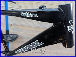 2008 Kona Caldera 20 mountain bike frame 7005 clump 26 wheel black