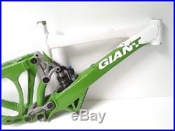 2009 Giant Glory 26 Medium Downhill Bike Frame White & Green USED 129