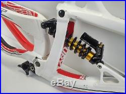 2014 GT Fury Elite 26 Medium Downhill Bike Frame Red & White USED 124