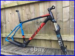 2017 Giant XTC Advanced 1 27.5 Carbon Frame & Fox 32 Evolution Forks Size Large