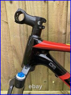 2017 Giant XTC Advanced 1 27.5 Carbon Frame & Fox 32 Evolution Forks Size Large
