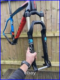 2017 Giant XTC Advanced 1 27.5 Carbon Frame & Fox 32 Evolution Forks Size Large