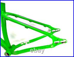2017 Kona Wozo Fat Trail Bike- 15 Small Green 26 26er Hardtail Frame