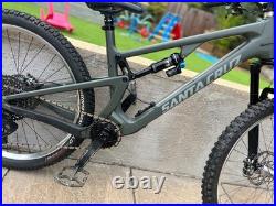 2020 Santa Cruz 5010 Large Carbon C Frame only Green Invisiframed & Shock