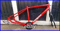 2021 Mongoose MBT Gravel Define Pro X-Series 20 Inch Red Bike Frame With Parts