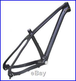 20.5 BB92 27.5er Carbon Mountain Bicycle Frame Clamp UD Matt 142x12mm Thru Axle