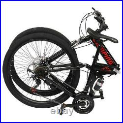 26 Foldable MTB Bicycle 21 Speed Road Mountain Bike Disc Brake Carbon Frame