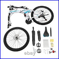 26 Folding Mountain Bike 21 Speed Men Bikes MTB Bicycle School Dual Disc Brake 26 Folding Mountain Bike 21 Speed Men Bikes MTB Bicycle School Dual Disc Brake