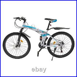 26 Folding Mountain Bike 21 Speed Men Bikes MTB Bicycle School Dual Disc Brake 26 Folding Mountain Bike 21 Speed Men Bikes MTB Bicycle School Dual Disc Brake
