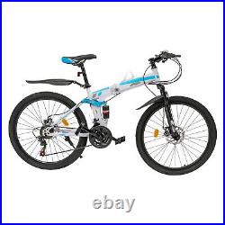 26 Folding Mountain Bike 21 Speed Men Bikes MTB Bicycle School Dual Disc Brake 26 Folding Mountain Bike 21 Speed Men Bikes MTB Bicycle School Dual Disc Brake