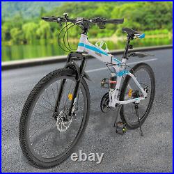 26 Folding Mountain Bike 21 Speed Men Bikes MTB Bicycle School Dual Disc Brake 26 Folding Mountain Bike 21 Speed Men Bikes MTB Bicycle School Dual Disc Brake