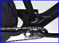 26er Carbon Fat Bike Frame Fork Wheel THRU AXLE BSA UD Matt Tire 4.0 Shimano10s