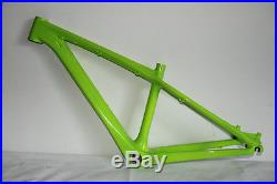 26er Green Glossy Carbon Bike Frame Fiber 14 Mountain MTB Bicycle Frameset BB92