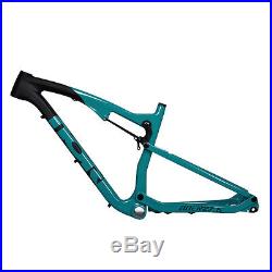 27.5er 20 Full Suspension Carbon Frame MTB Mountain Bike Green Glossy Matt BSA