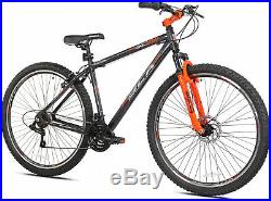 29-Inch Wheel Mens 21-Speed Mountain Bike Aluminum Frame Bicycle Outdoor Sports