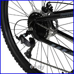 29 Mens Mountain Bike Aluminum Frame 9-Speed Full Suspension Standard Pedals