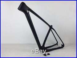 29er Carbon MTB Frame Mountain Bike Frame 15/17/19/21' UD Black Bicycle Frame