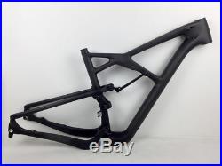 29er Full Suspension Frame Carbon MTB Mountain Bike Frame 15/17/19 BSA Matte