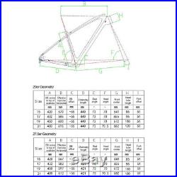 29er Racing Full Carbon MTB Frame 15/17/19Chinese Mountain Bike Frame 142/135mm