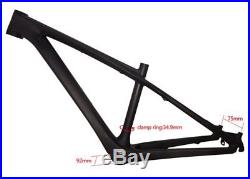 3K Glossy Carbon Bike Frame Fiber 26er MTB Mountain Frameset 14 Bicycle Frames