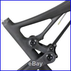 650B Full Suspension MTB Frame Carbon Mountain Bike Frame 15.5/17.5/19/21