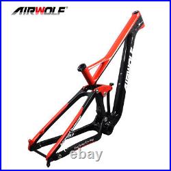 AIRWOLF 29er Carbon Full Suspension Mountain Bike Frame 15/17/19 Disc Frames