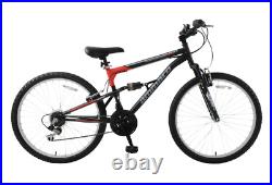 Ammaco Summit Full Dual Suspension Mountain Bike 26 Wheel Large 21 Frame Black Ammaco Summit Full Dual Suspension Mountain Bike 26 Wheel Large 21 Frame Black