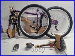 Apollo Jewel Womens 18 Speed Medium 17'' Alloy Frame Mountain Bike Purple A