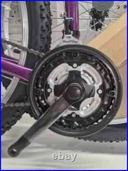 Apollo Jewel Womens 18 Speed Medium 17'' Alloy Frame Mountain Bike Purple A