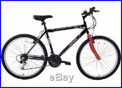Arden Trail 26 Wheel Mens Boys Mountain Bike 21 Speed Small 16 Frame Black/Red
