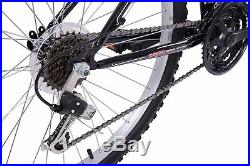 Arden Trail 26 Wheel Mens Boys Mountain Bike 21 Speed Small 16 Frame Black/Red