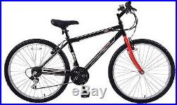 Arden Trail Boys 24 Wheel Mountain Bike 21 Shimano Speed 13 Frame Black Age 8+
