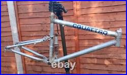 Audi Quattro Pro Mountain Bike Frame MTB Bicycle Bike 44CM, Limited Retro