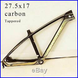 Bicycle Carbon 27.5-17inc Frame Tapped 41.852mm Mtb Mountain Bike Matte 68mm Bb