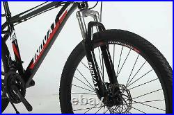 Black 27.5 Mountain Bike Aluminium Frame 21 Speed Bicycle Man/Woman