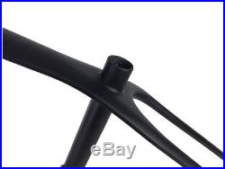 Black Matt 29er CARBON Mountain Bike Frame 14212mm Thru Axle MTB Bicycle Frames