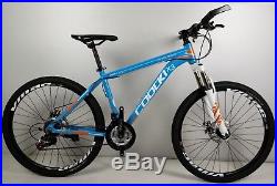 Blue 26 Alloy Frame Mountain Bike Bicycle Shimano 21 Speed Alloy Wheel X3