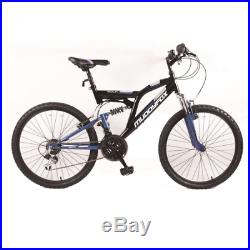 Boys Mountain Bike 24 Alloy Wheels 17 Durable Steel Frame 9-12 Years MuddyFox