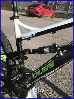 Calibre Bossnut Mountain Bike. Full Suspension Frame size 17