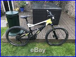 Calibre bossnut full suspension mens mountain bike 19.5 frame (with extras)