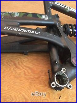 Cannondale Gemini 26 Full Suspension Mountain Bike Frame Medium Camo Green