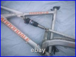 Cannondale Prophet SL Retro Mountain Bike Frame and Lefty 120 Max Carbon Forks Cannondale Prophet SL Retro Mountain Bike Frame and Lefty 120 Max Carbon Forks