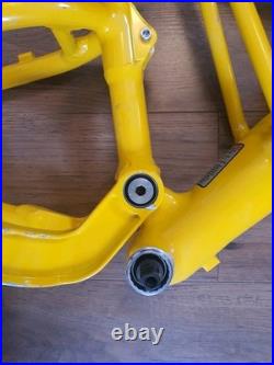 Cannondale Super V500 Full Suspension Frameset In YellowithBlack/Red USED
