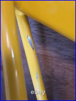 Cannondale Super V500 Full Suspension Frameset In YellowithBlack/Red USED