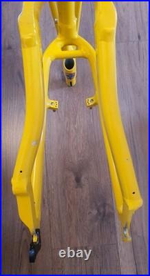 Cannondale Super V500 Full Suspension Frameset In YellowithBlack/Red USED