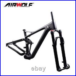 Carbon Full Suspension MTB Frame 29ER Mountain Bike Enduro Frames Fork 15/17/19